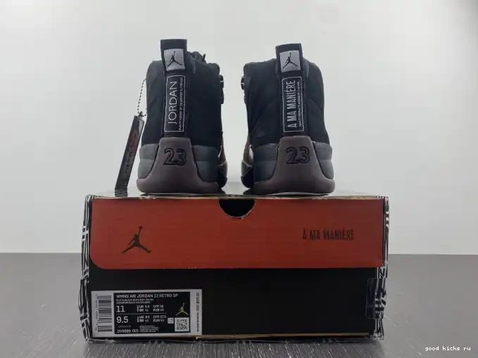 Retro Ma Black Maniere Jordan 12 DV6989-001 A 0522